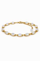 Wire-Wrapped Moonstone Choker