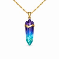 Resin Crystal-Shard Necklace