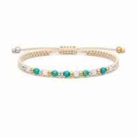 Macrame Beaded Anklet