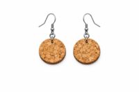Upcycled Cork Slice Earrings